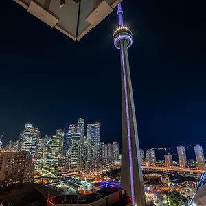  Appartement Designer W/ Cn Tower View & Parking